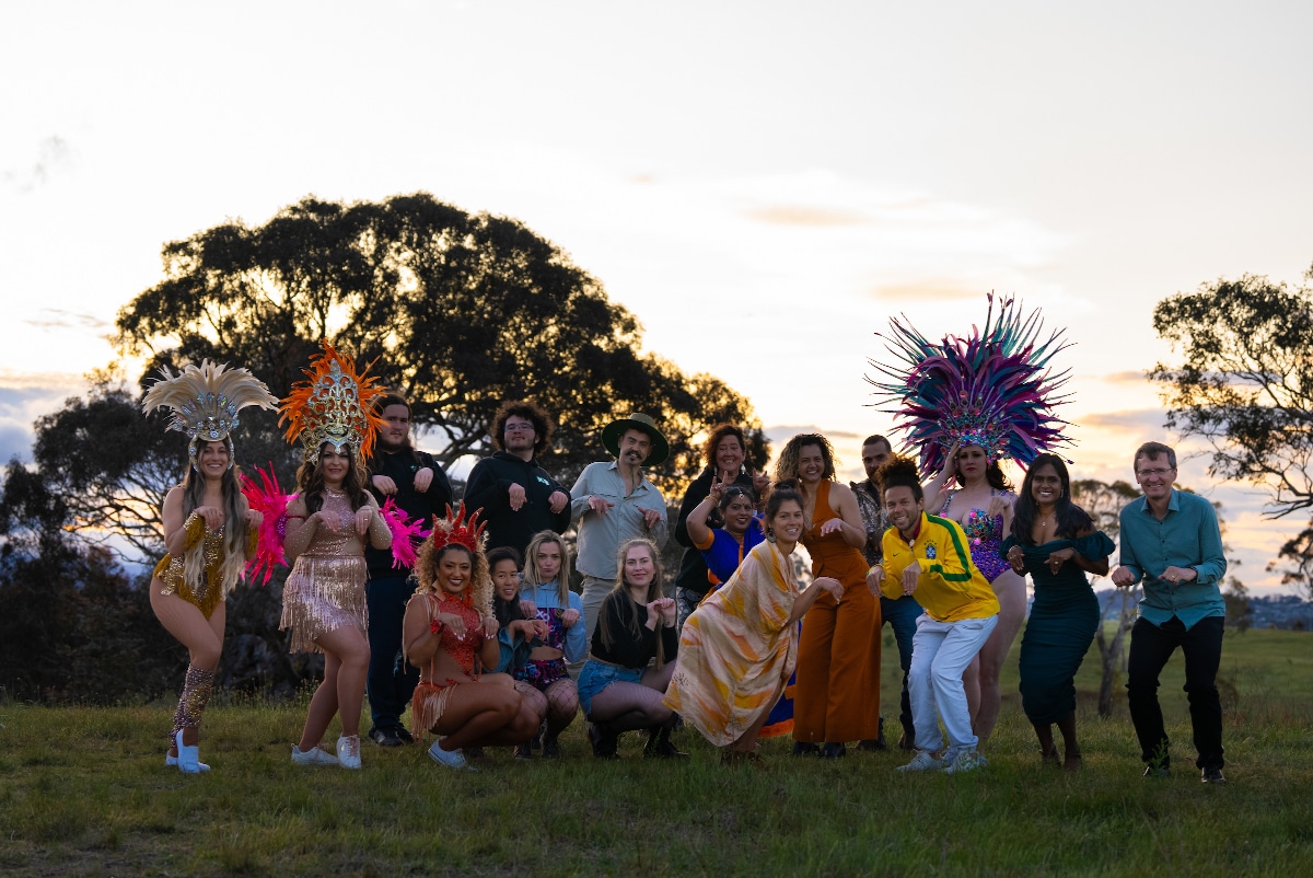 Dancers from Wali's Kangaroo time video